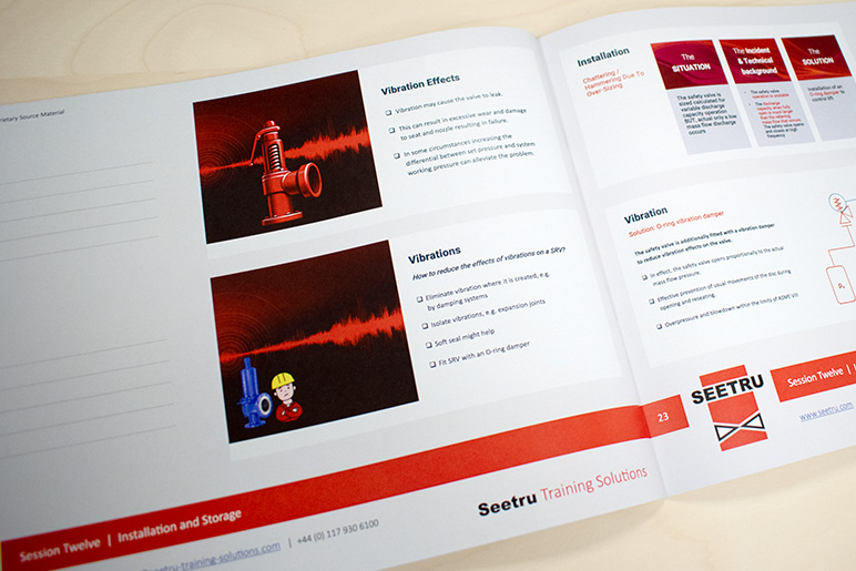 image of Seetru training solution printed course material